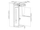 VALUE Under Desk /Wall Mount PC Holder, black