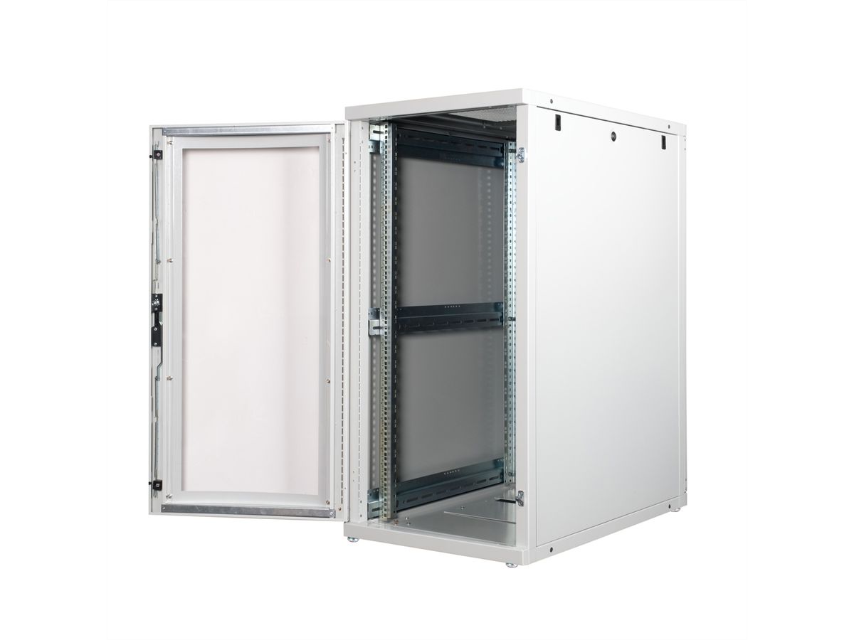 ROLINE 19-inch server rack Pro 26 U, 600x1000 WxD grey Plexiglas ...