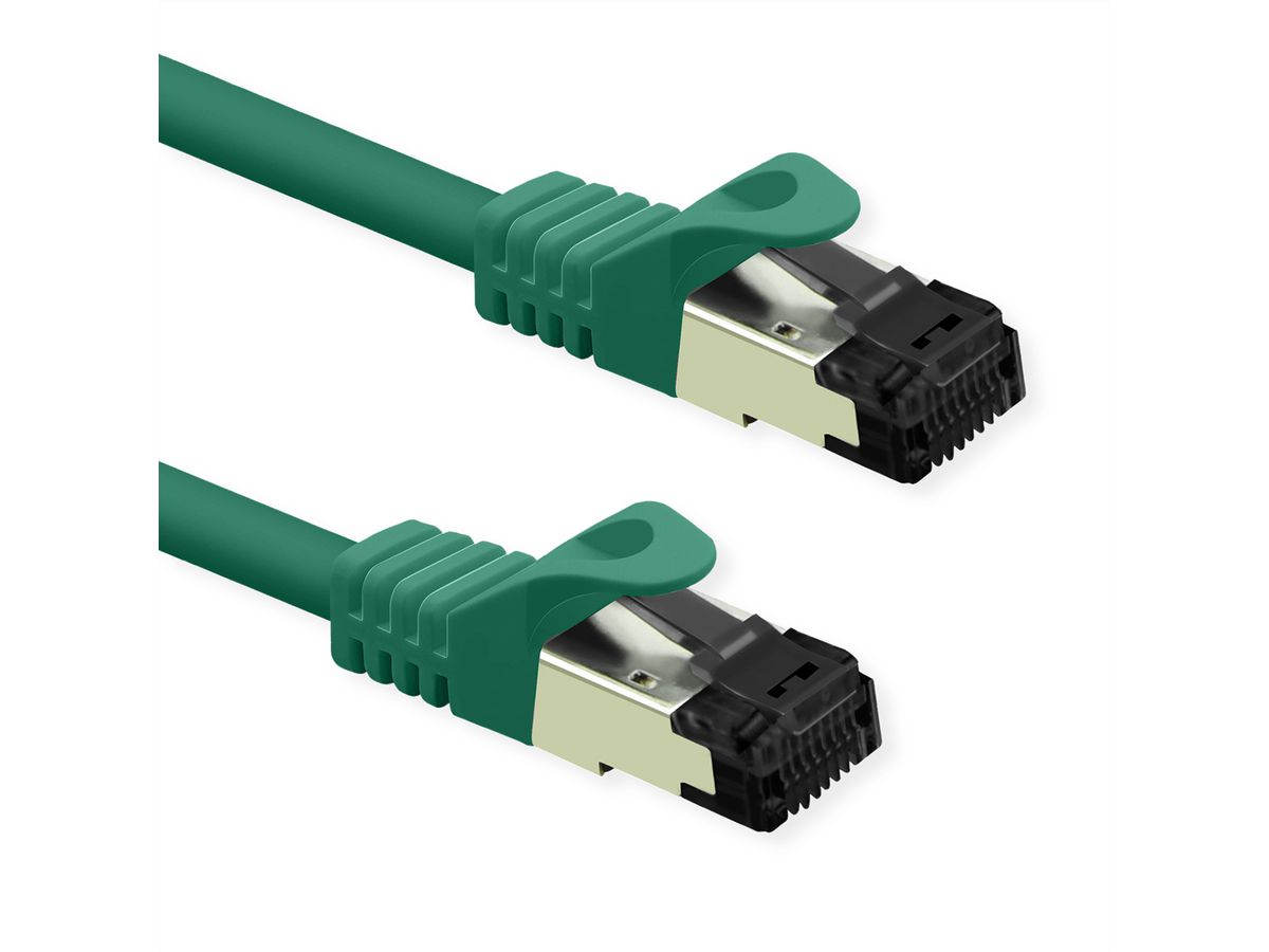 VALUE S/FTP Patch Cord Cat.8 (Class I), stranded, LSOH, green, 3 m