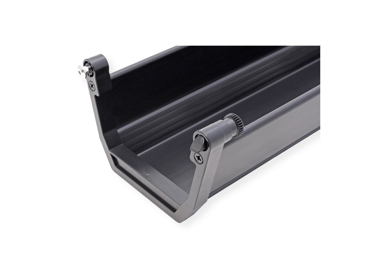 ROLINE Cable Organizer, Under Desk Mount, black, 44.9 cm