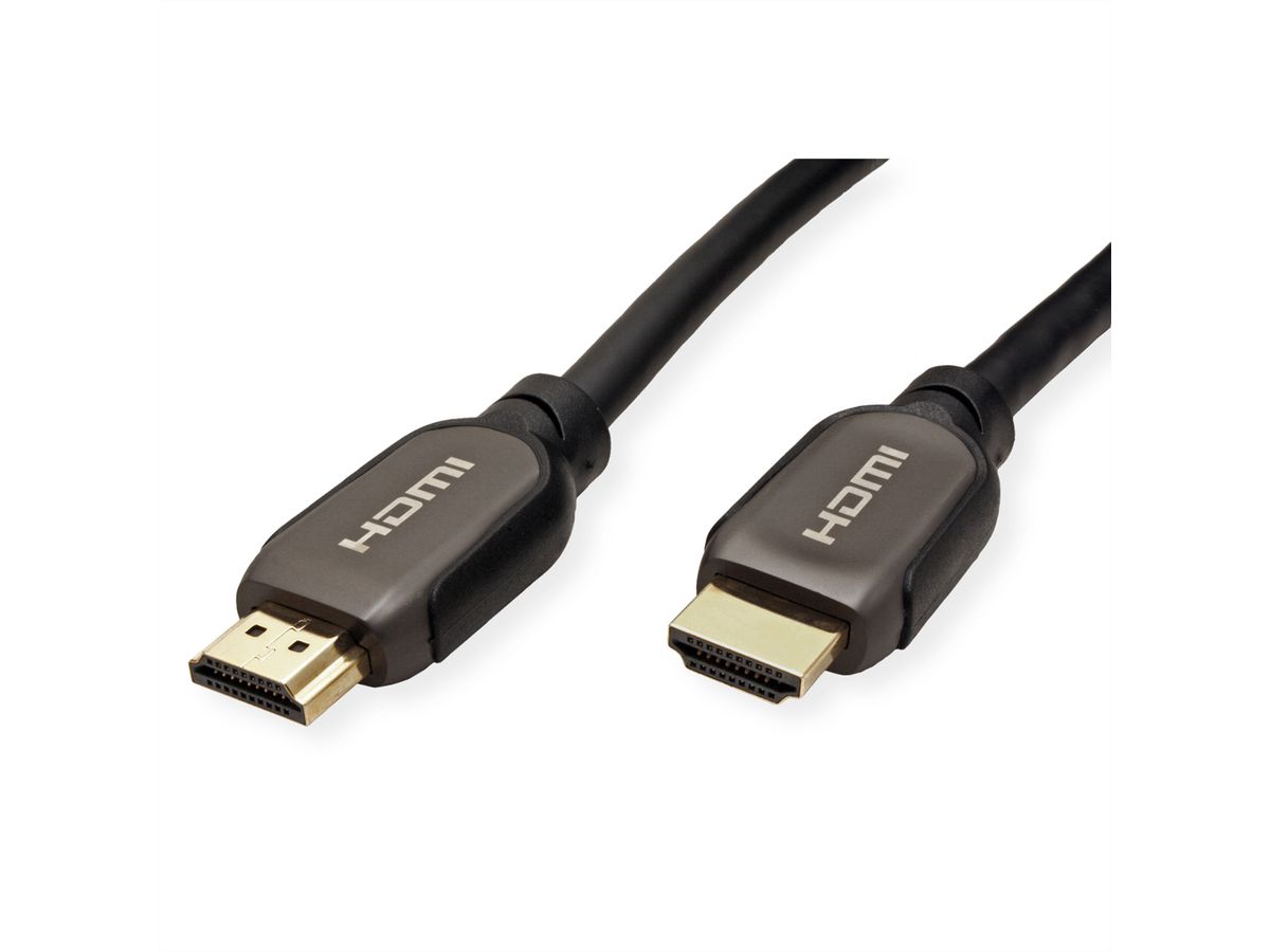 ROLINE ATC HDMI 8K (7680 x 4320) Ultra HD Cable + Ethernet, M/M, black, 1 m