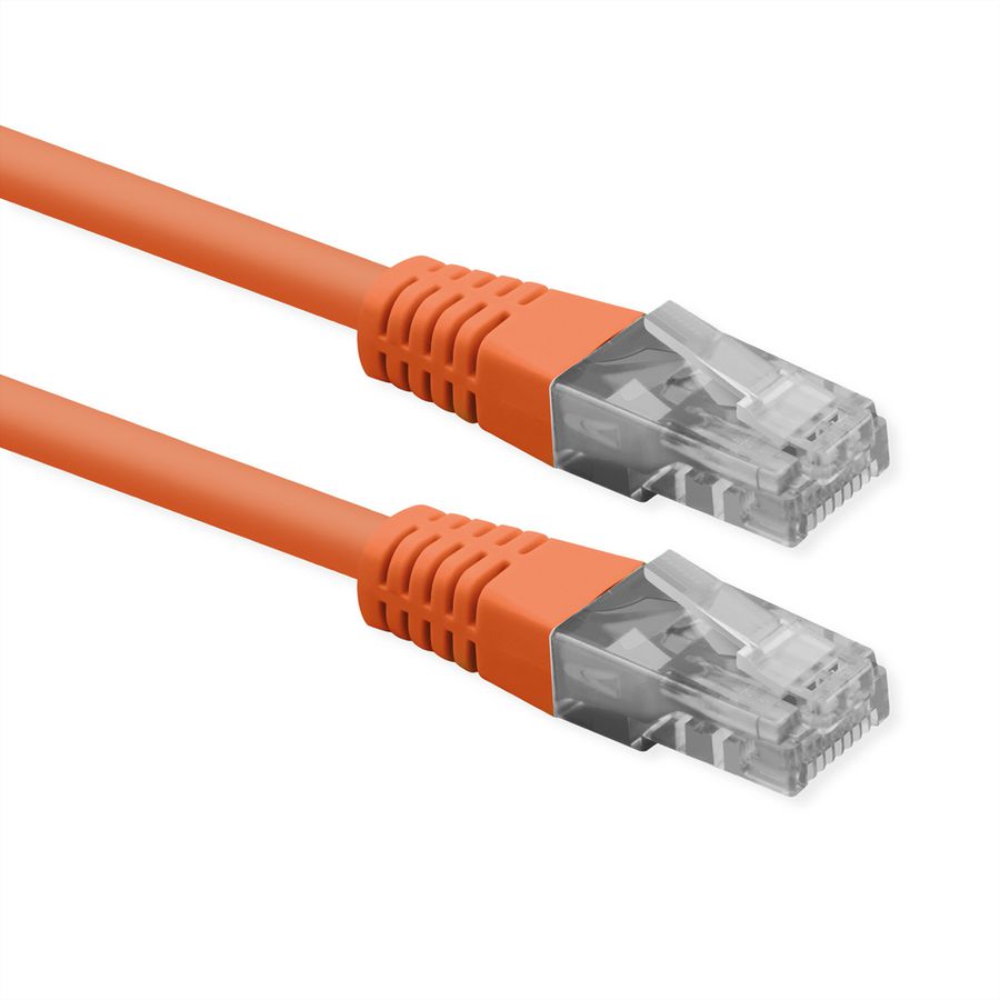 ROLINE UTP Patch Cord, Cat.6 (Class E), PoE, orange, 5 m