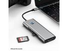 VALUE Dockingstation Type C, 1x HDMI 4K60, 3x USB 3.2 Gen1 Type A, 1x SD/Micro SD (TF), 1x Type C PD (Power Delivery)