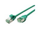 ROLINE RM U/FTP DataCenter Patch Cord Cat.6A (Class EA), slim, green, 1 m