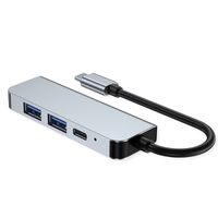 VALUE Dockingstation Type C, 1x HDMI 4K30, 1x USB 3.2 Gen1 Type A, 1x USB 2.0 Type A, 1x Type C PD (Power Delivery)