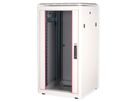 ROLINE 19-inch Network Cabinet Pro 22 U, 600x600 WxD glass door grey