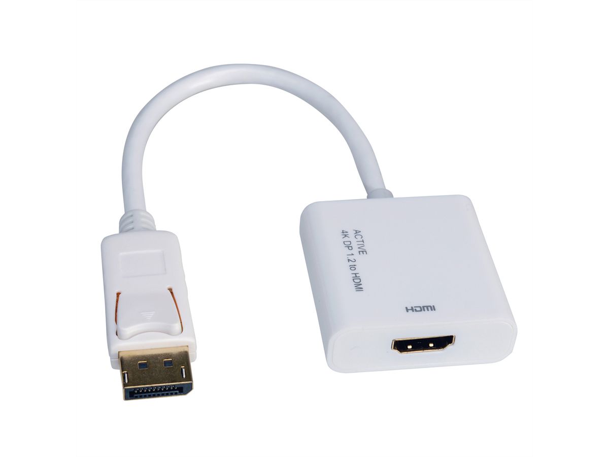 ROLINE Adapter, active, v1.2, DP-HDMI, M/F