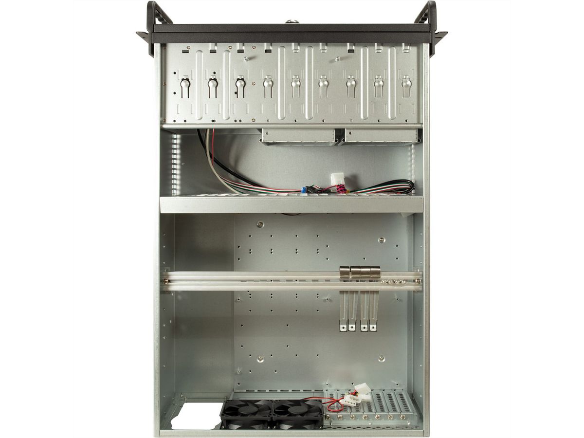 19" Industrial Rack-Mount Server Chassis, 4UH, IPC 4U-4129L, black