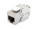 VALUE Keystone Jack, Cat.8 (Class I), RJ-45, STP, Tool-Free, silver
