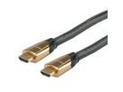 ROLINE PREMIUM HDMI Ultra HD Cable + Ethernet, M/M, black, 7.5 m