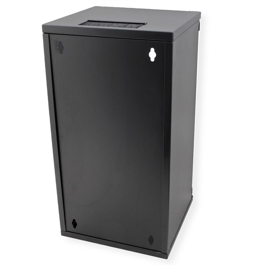 ROLINE 10-inch wall-mounted housing 12 U, 312x300 WxD black