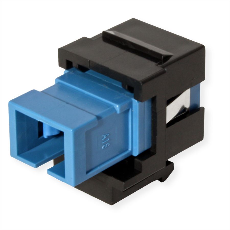 ROLINE Fiber Optic Keystone Jack, SC Simplex, Singlemode, OS2