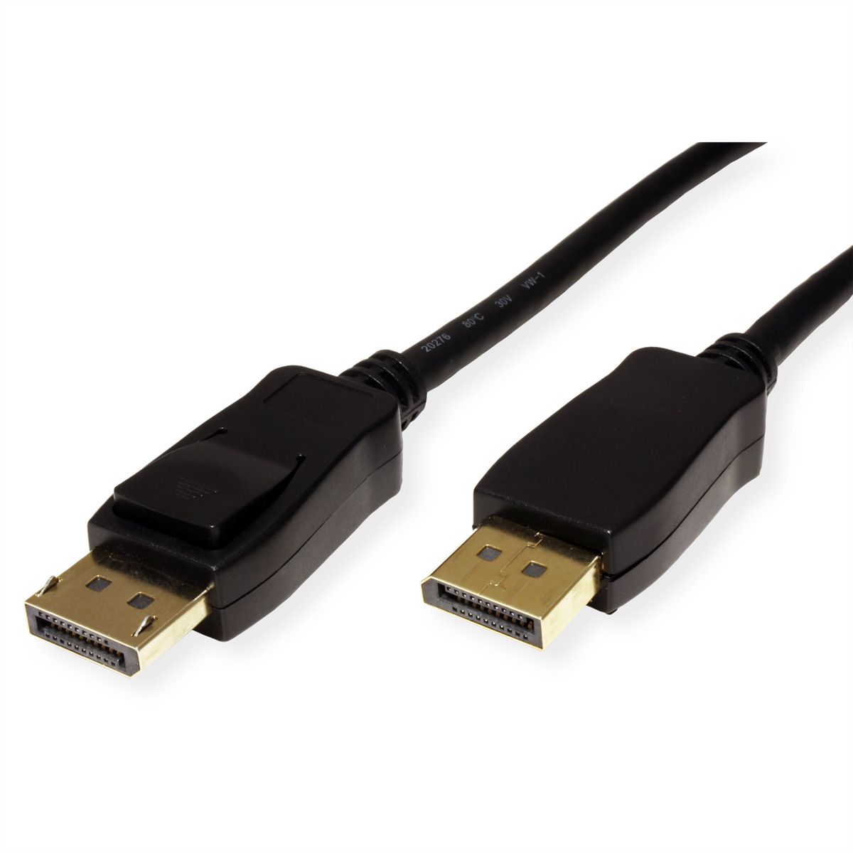 VALUE DisplayPort Cable, v1.4, DP-DP, M/M, black, 1.5 m - SECOMP