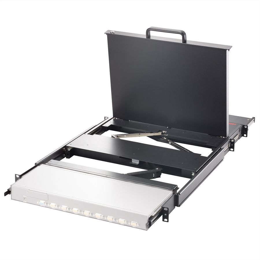 ROLINE 19" LCD KVM Console, 43 cm (17") TFT, VGA, USB + PS/2, German