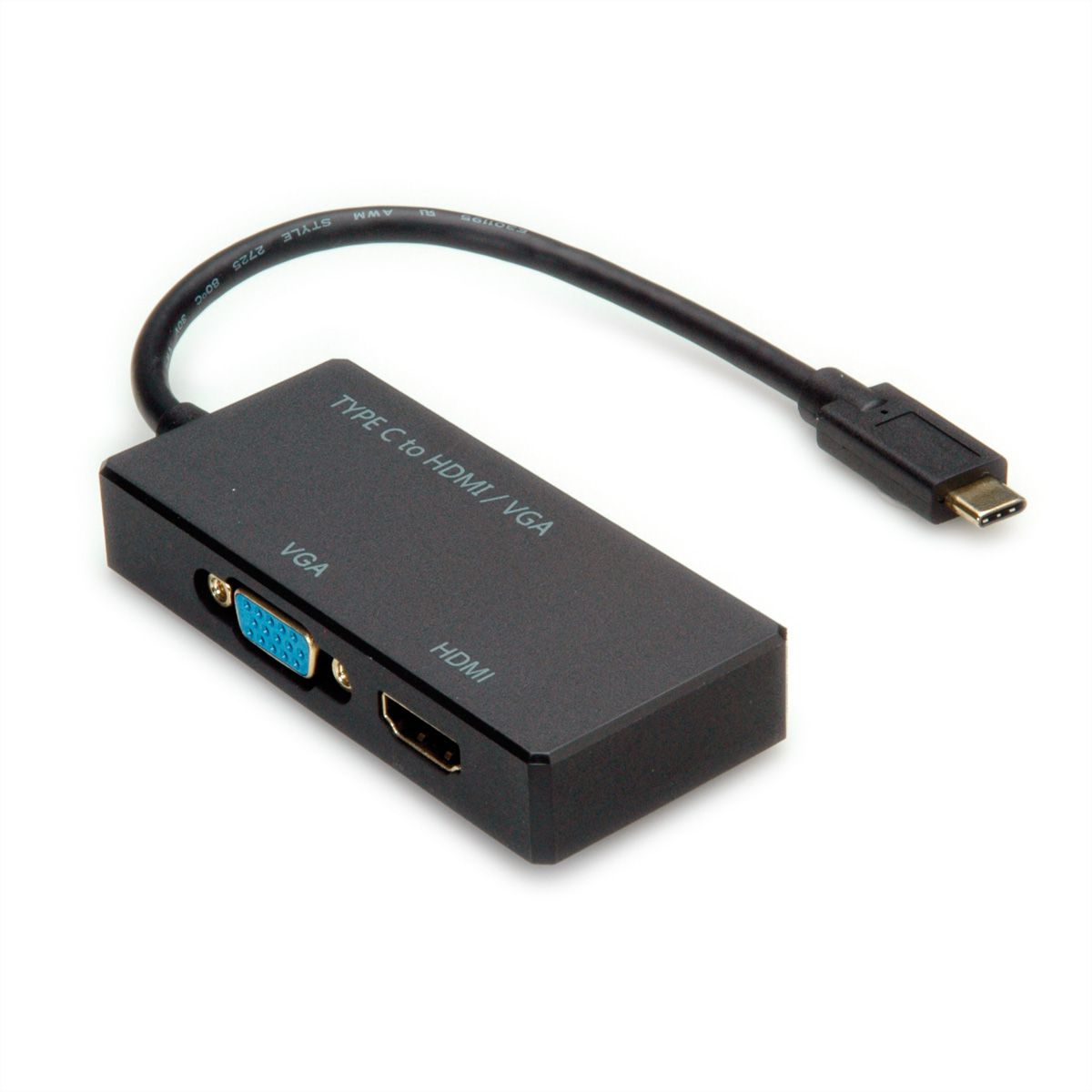 VALUE Type C HDMI VGA Adapter M F SECOMP International AG