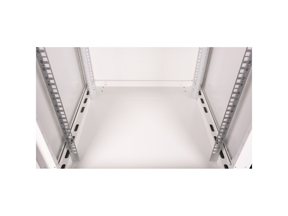 ROLINE 19" Wall Cabinet Basic Plus 12U, 600x600 BxT grey