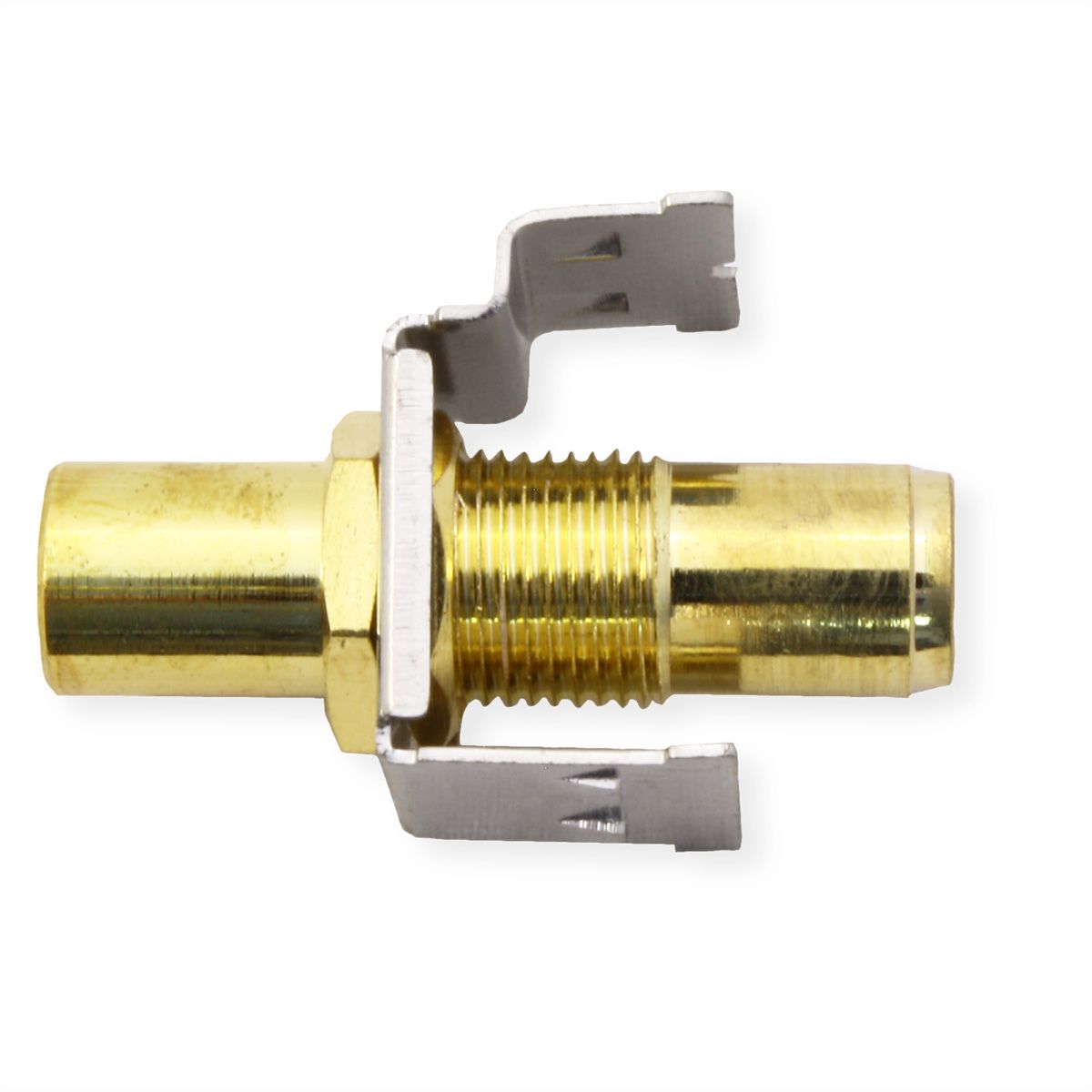 ROLINE RCA Keystone Coupler, Metal, Shielded, red
