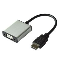 VALUE Cableadapter, HDMI - VGA + Audio, M/F, (stereo)