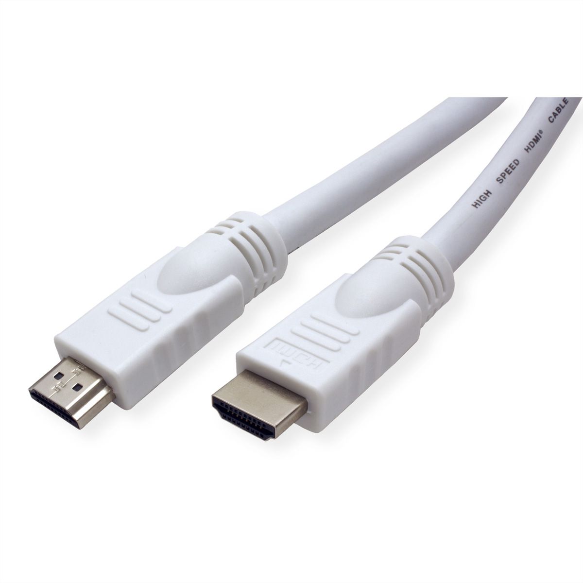 VALUE HDMI High Speed Cable + Ethernet, M/M, white, 20 m