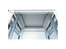 ROLINE 19-inch Network Cabinet Pro 22 U, 600x600 WxD glass door grey