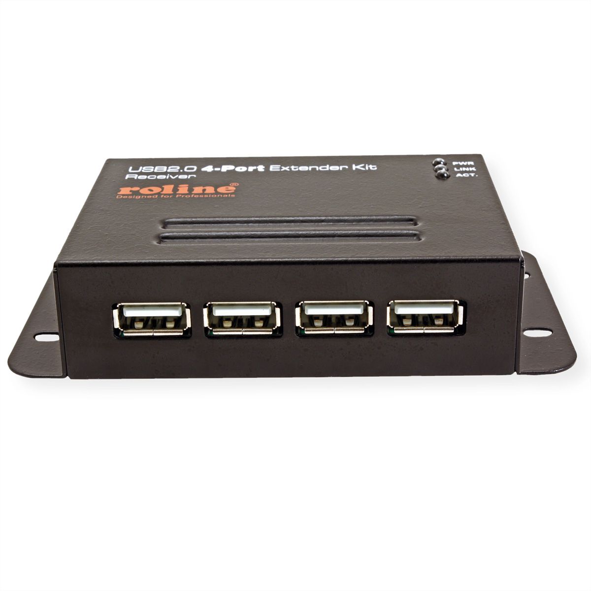 ROLINE USB 2.0 Extender over RJ-45, PoC, 4x USB, max. 50m