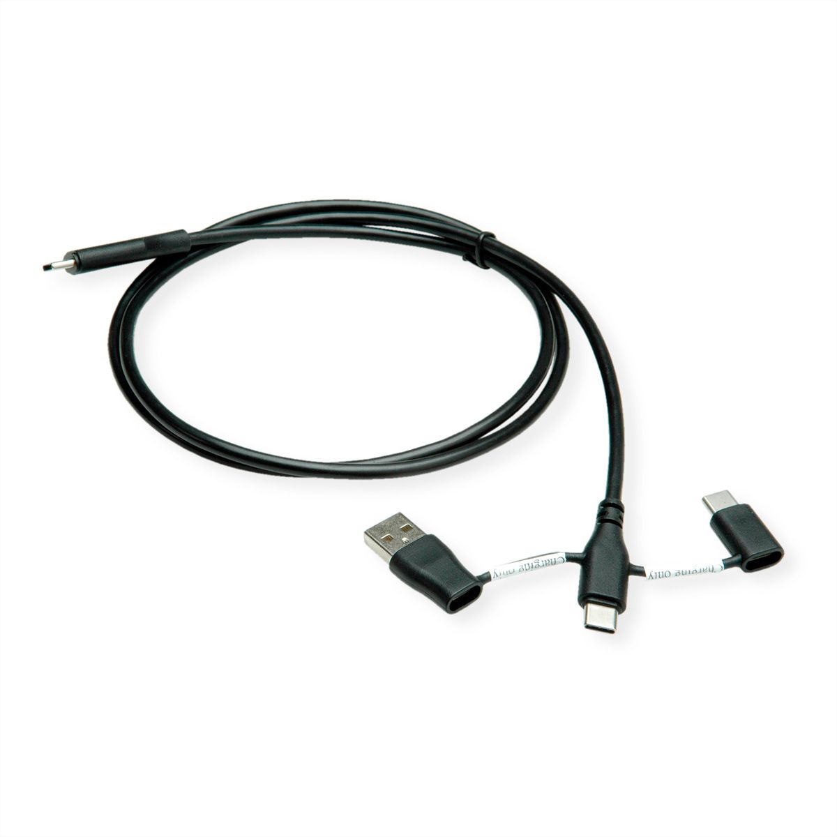 ROLINE USB 2.0 Cable, C-C, with A+C Data Lane Blockers, 1 m