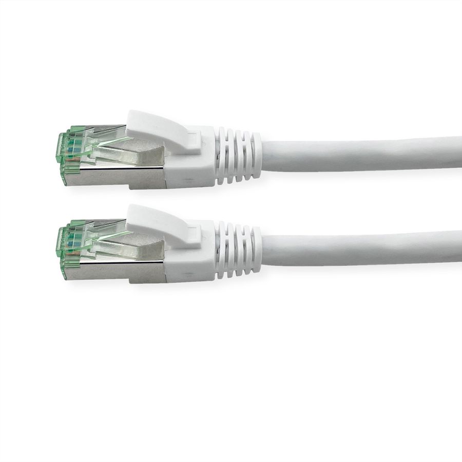 ROLINE RM S/FTP (PiMF) Patch Cord Cat.6A, white, 0.5 m
