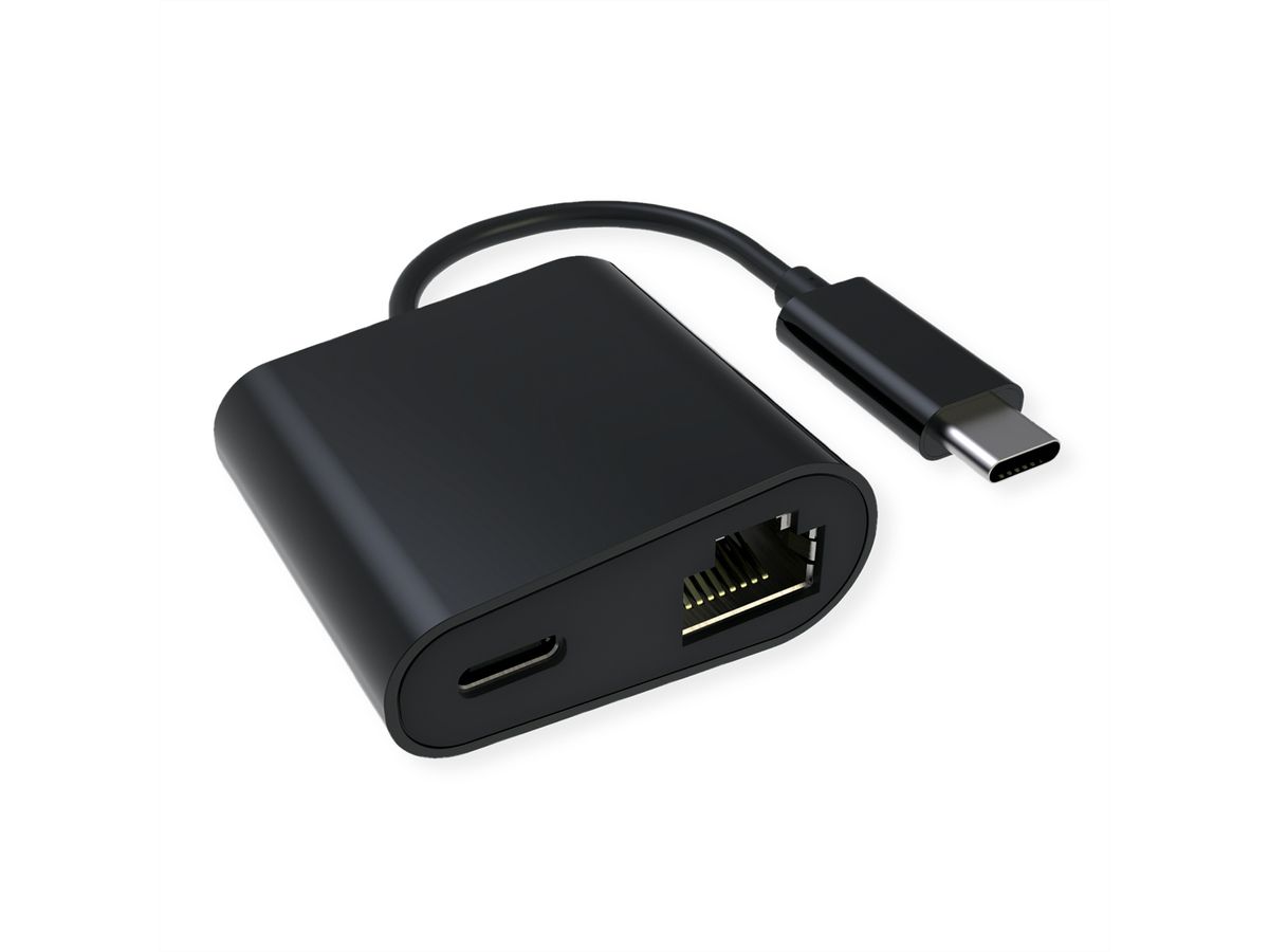VALUE USB 3.2 Gen 2 to Gigabit Ethernet Converter, 1x PD Port