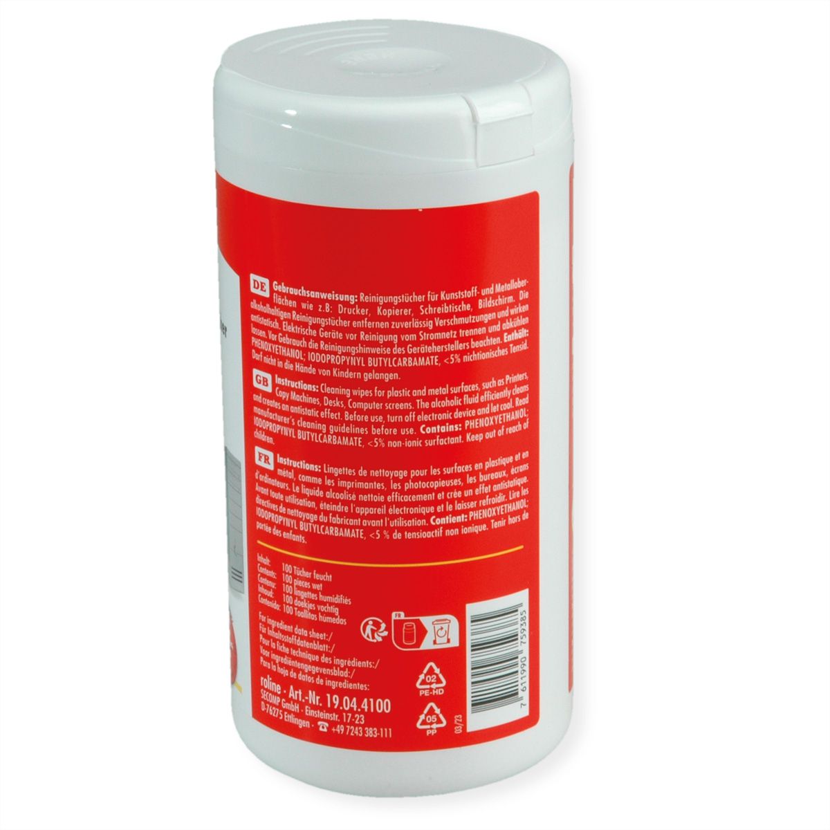 ROLINE Universal-Cleaning-Tissues, 100 pcs.