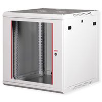 ROLINE 19" Wall Cabinet Basic Plus 12U, 600x600 BxT grey