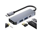 VALUE Dockingstation Type C, 1x HDMI 4K30, 1x USB 3.2 Gen1 Type A, 1x USB 2.0 Type A, 1x Type C PD (Power Delivery)