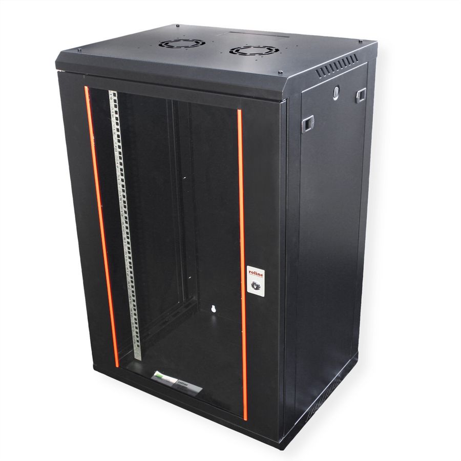 ROLINE 19" Wall Cabinet Basic Plus 18U, 600x450 BxT black