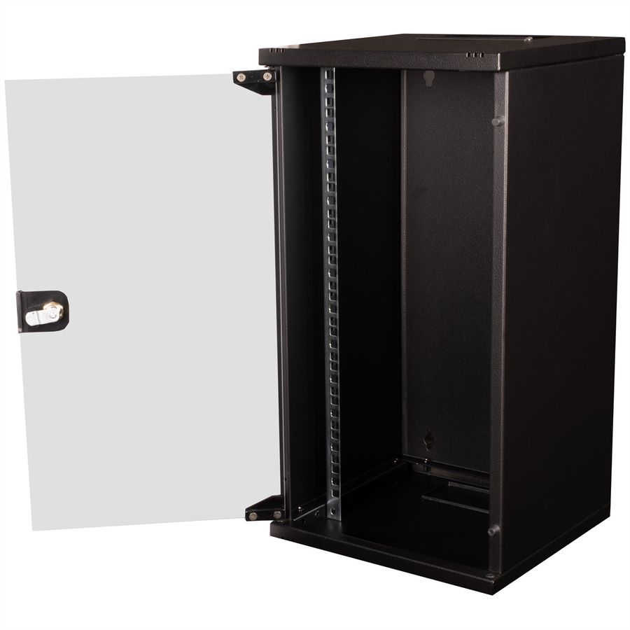 ROLINE 10-inch wall-mounted housing 12 U, 312x300 WxD black