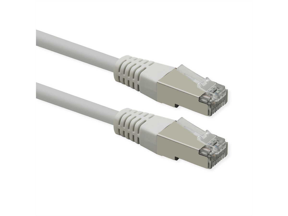 ROLINE S/FTP (PiMF) Patch Cord, Cat.6 (Class E), PoE, white, 5 m