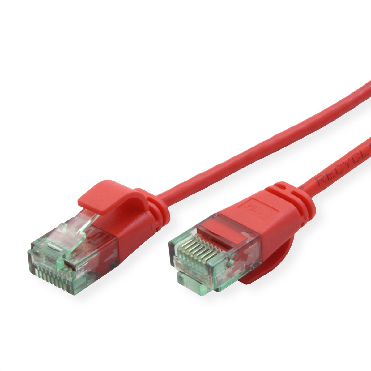 ROLINE RM UTP Data Center Patch Cord Cat.6A (Class EA), Slim, red, 3 m