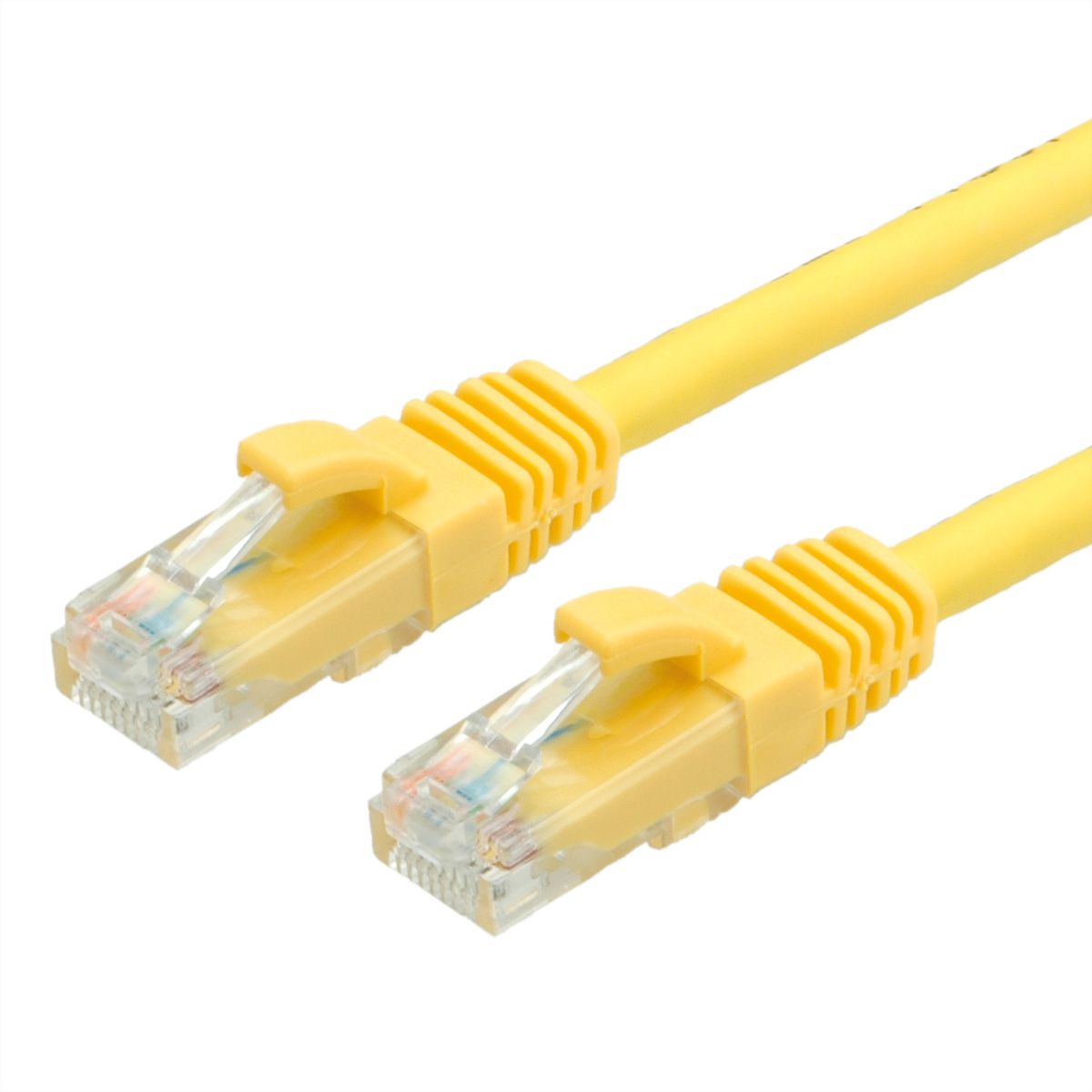 VALUE UTP Cable Cat.6 (Class E), halogen-free, yellow, 3 m