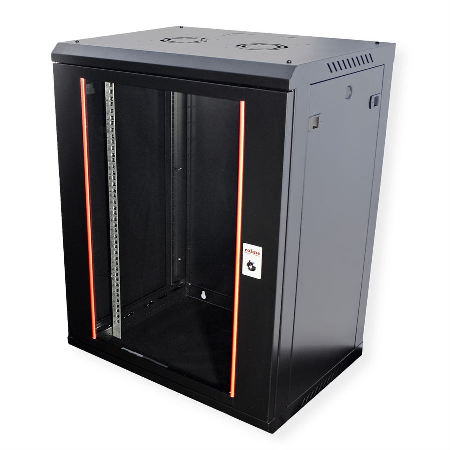 ROLINE 19" Wall Cabinet Basic Plus 15U, 600x450 BxT black
