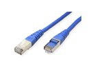 ROLINE S/FTP (PiMF) Patch Cord, Cat.6 (Class E), blue, 0.3 m