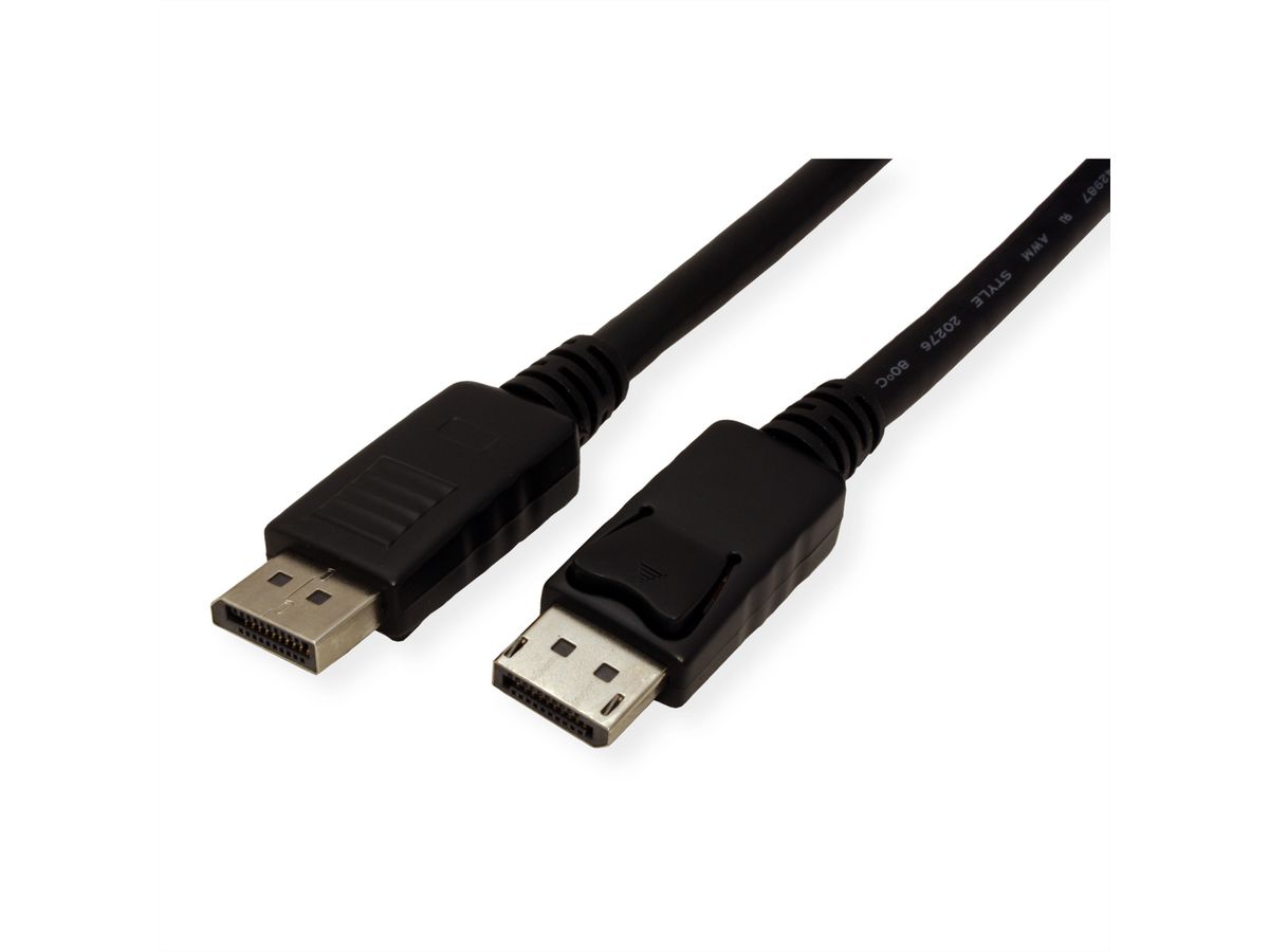 VALUE DisplayPort Cable, DP-DP, M/M, black, 2 m