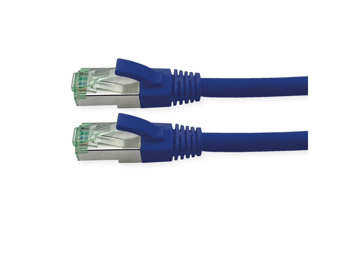 ROLINE RM S/FTP (PiMF) Patch Cord Cat.6A, blue, 10 m