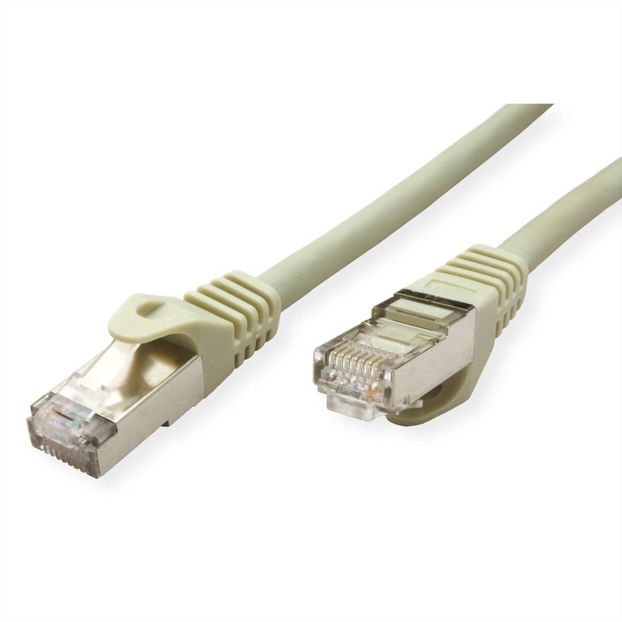 VALUE S/FTP Patch Cord Cat.6A (Class EA), solid, LSOH, grey, 20 m