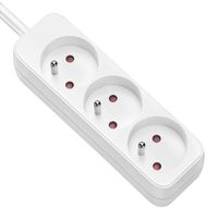 VALUE Power Strip, 3-way for France (UTE), white, 1.5 m