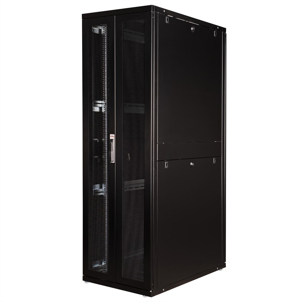 ROLINE 19-inch server rack Pro 42 U, 600x1000 WxD black Perspex ...