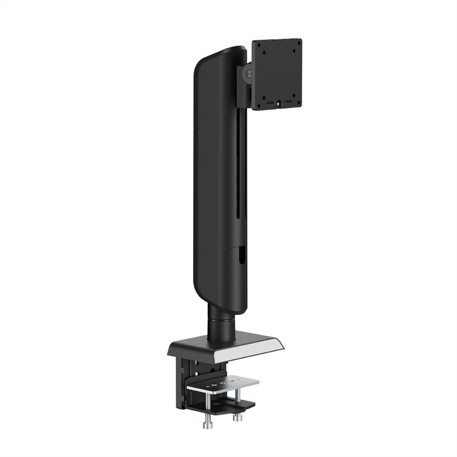 VALUE Vertical Lift Free-Standing Single-Screen Monitor Stand, < 124,46cm (49"), Heavy Duty <18 kg, black