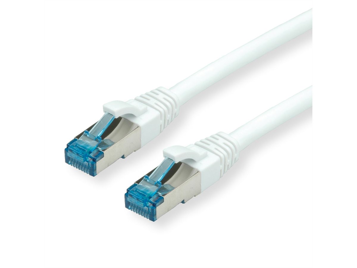 VALUE S/FTP Patch Cord Cat.6A (Class EA), white, 0.15 m