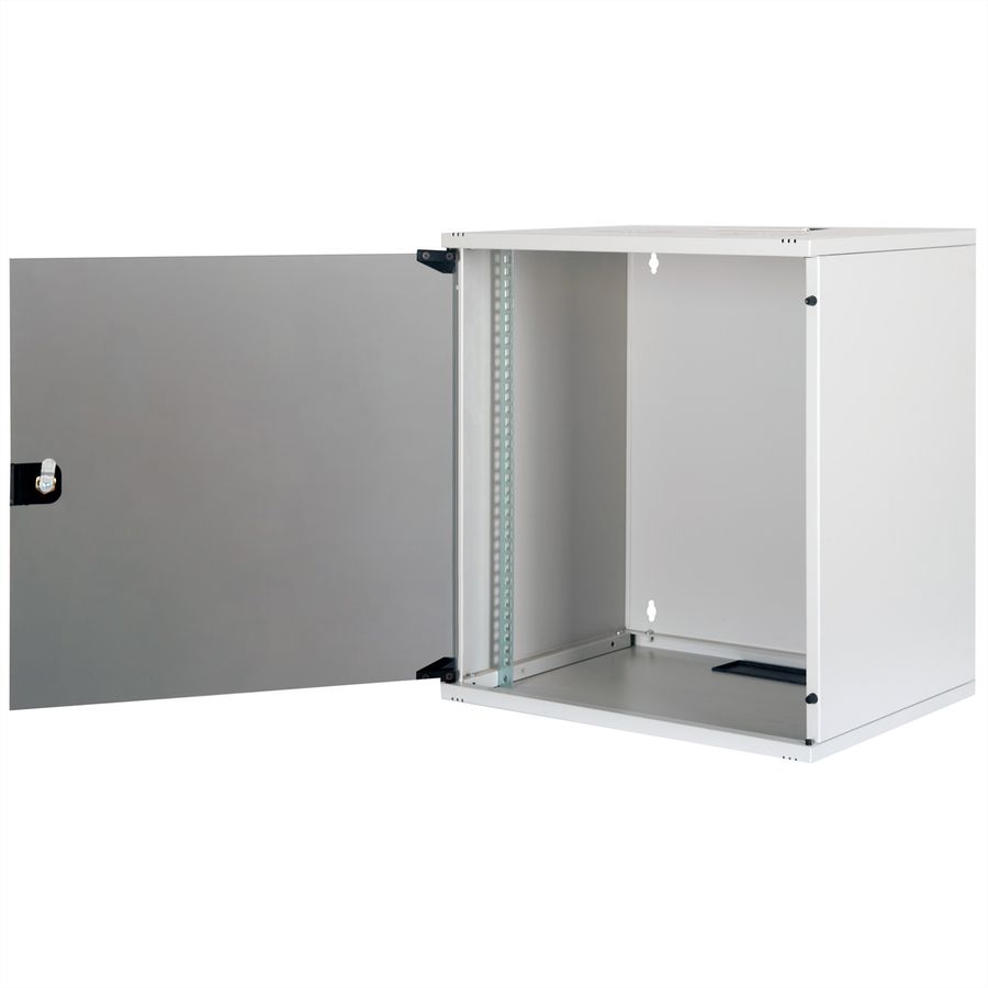 ROLINE 19-inch wall-mounted housing Basic 12 U, 540x400 WxD kit grey