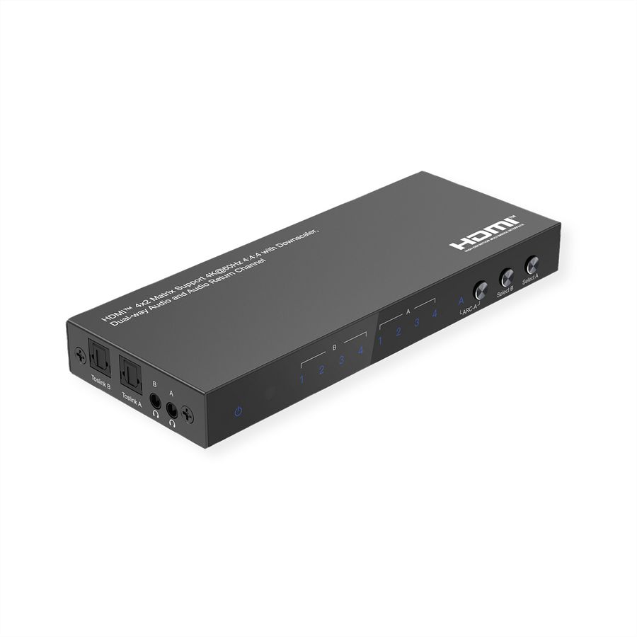 VALUE HDMI Matrix, 4x2, 4K60Hz, with Remote Control