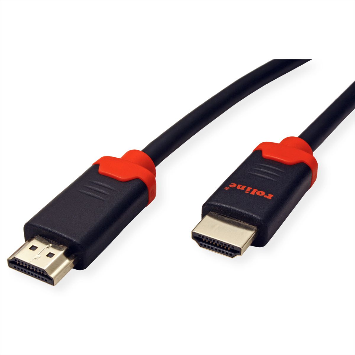 ROLINE HDMI 10K Ultra High Speed Cable, M/M, black, 2 m