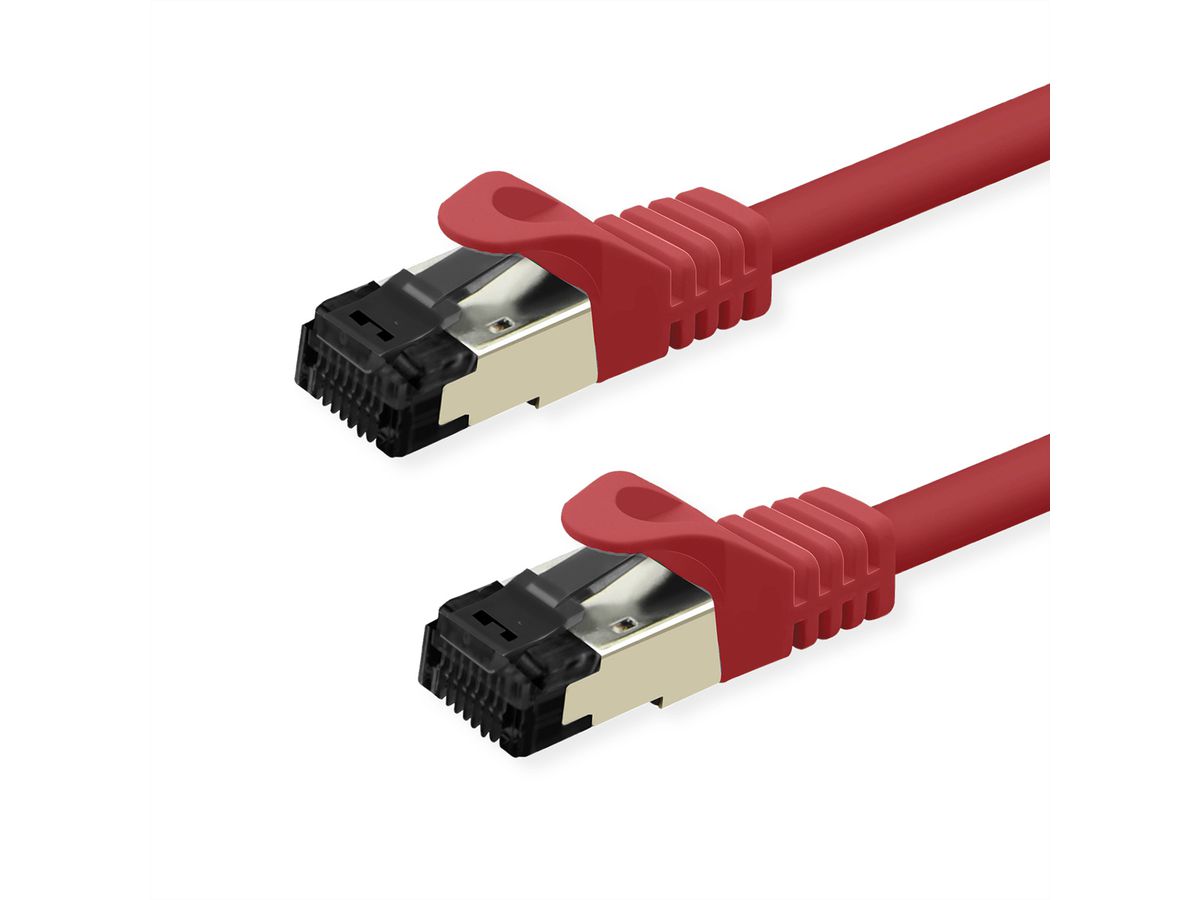 VALUE S/FTP Patch Cord Cat.8 (Class I), stranded, LSOH, red, 2 m