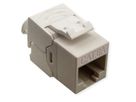 ROLINE Keystone Jack, Cat.6A (Class EA), RJ-45, UTP, tool-free, SLIM and SHORT, white